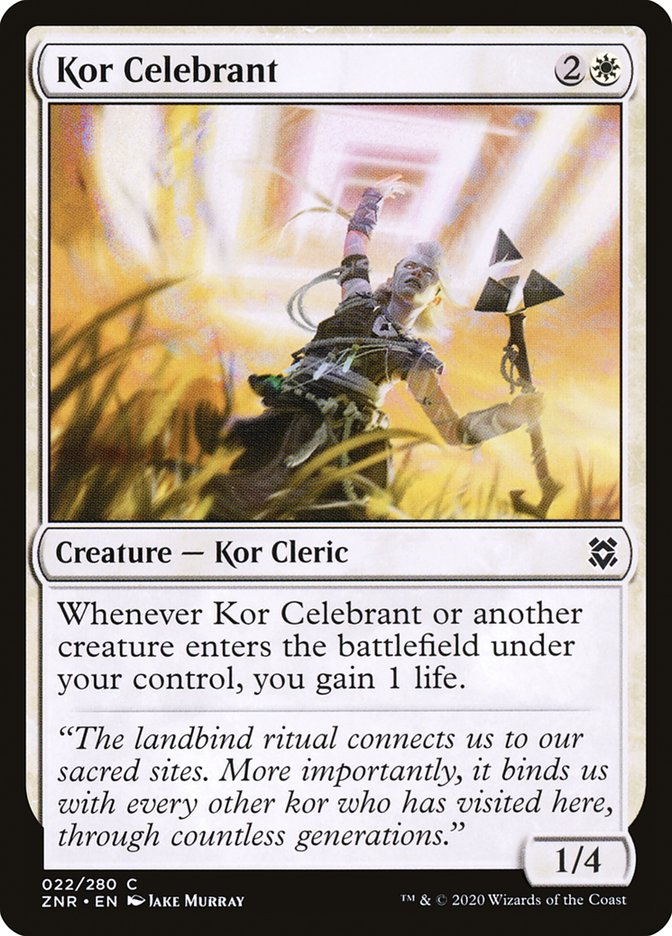 Kor Celebrant [Zendikar Rising] | Play N Trade Winnipeg