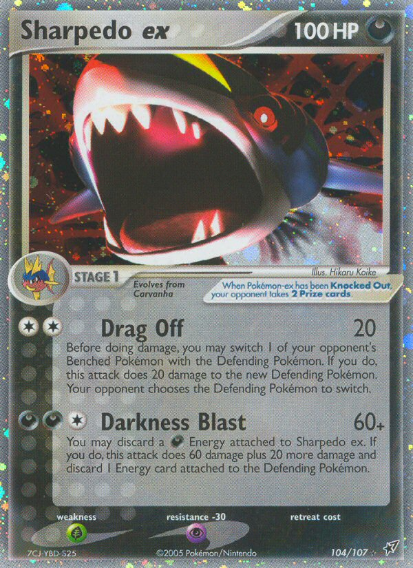 Sharpedo ex (104/107) [EX: Deoxys] | Play N Trade Winnipeg