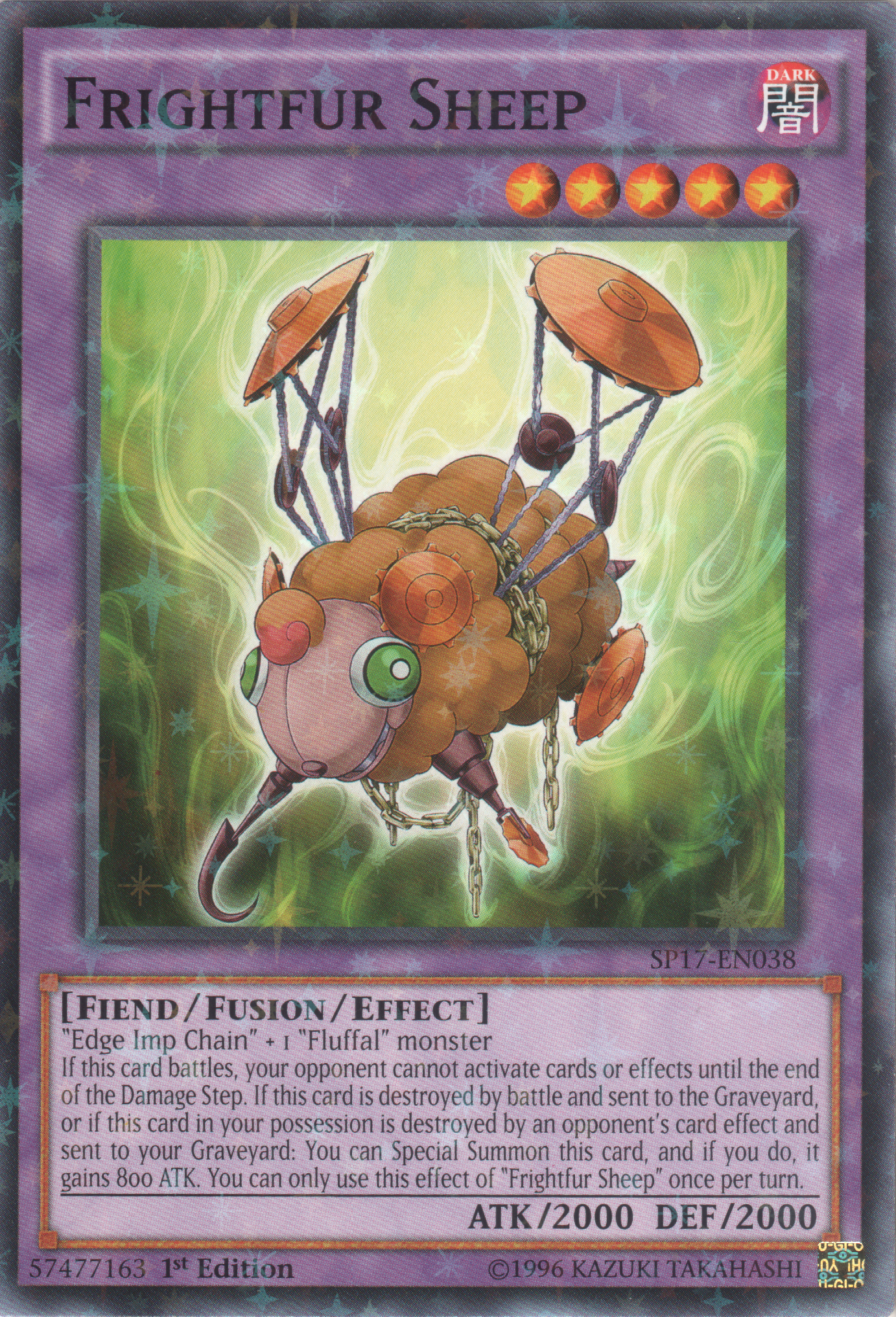 Frightfur Sheep [SP17-EN038] Starfoil Rare | Play N Trade Winnipeg