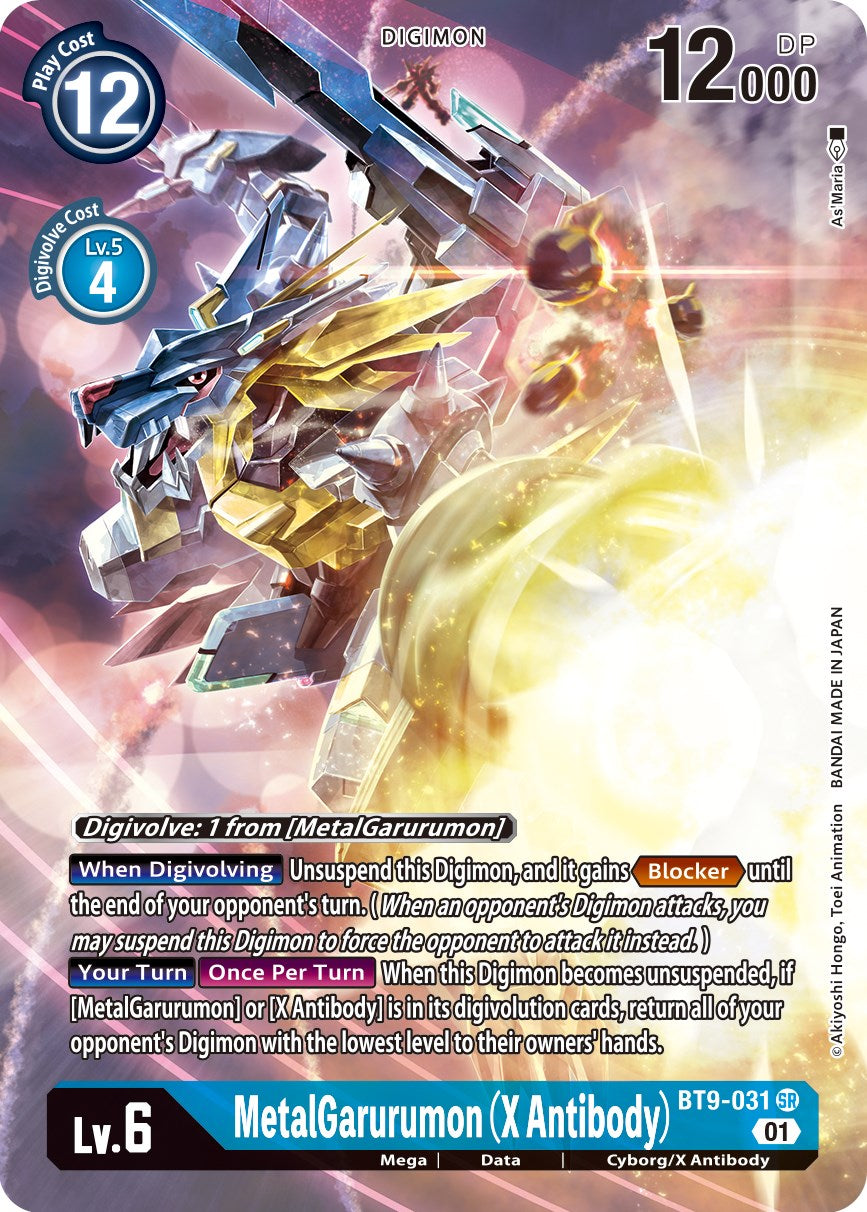 MetalGarurumon (X Antibody) [BT9-031] (Alternate Art) [X Record] | Play N Trade Winnipeg