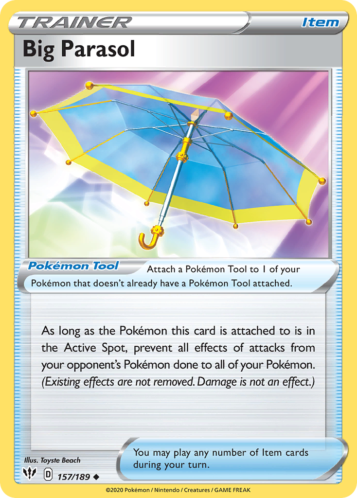 Big Parasol (157/189) [Sword & Shield: Darkness Ablaze] | Play N Trade Winnipeg