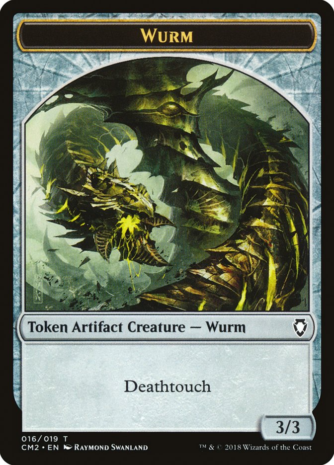 Wurm (Deathtouch) [Commander Anthology Volume II Tokens] | Play N Trade Winnipeg