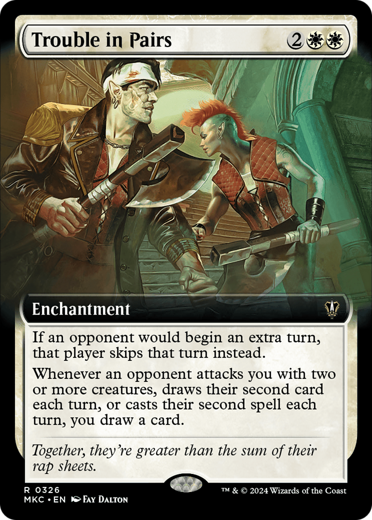 Trouble in Pairs (Extended Art) [Murders at Karlov Manor Commander] | Play N Trade Winnipeg