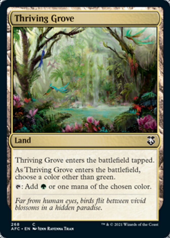 Thriving Grove [Dungeons & Dragons: Adventures in the Forgotten Realms Commander] | Play N Trade Winnipeg