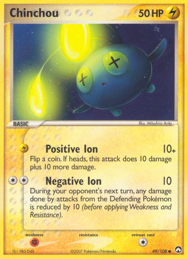 Chinchou (49/108) [EX: Power Keepers] | Play N Trade Winnipeg