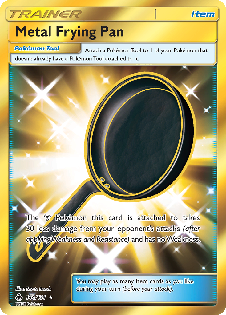 Metal Frying Pan (144/131) [Sun & Moon: Forbidden Light] | Play N Trade Winnipeg