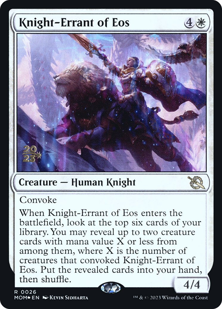 Knight-Errant of Eos [March of the Machine Prerelease Promos] | Play N Trade Winnipeg