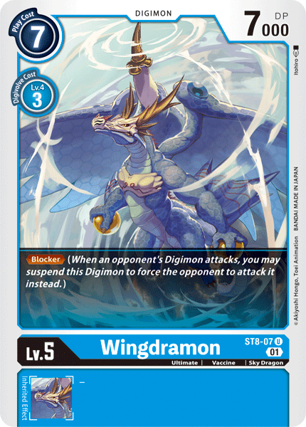 Wingdramon [ST8-07] [Starter Deck: Ulforce Veedramon] | Play N Trade Winnipeg