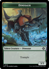 Elephant // Dinosaur (0010) Double-Sided Token [The Lost Caverns of Ixalan Commander Tokens] | Play N Trade Winnipeg