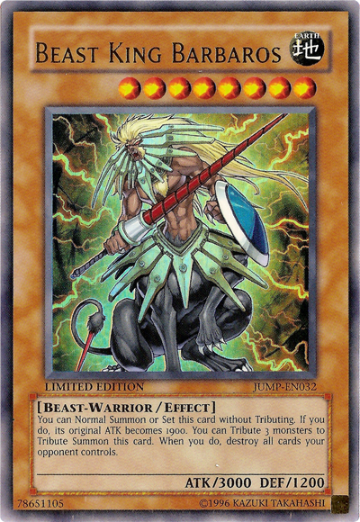 Beast King Barbaros [JUMP-EN032] Ultra Rare | Play N Trade Winnipeg