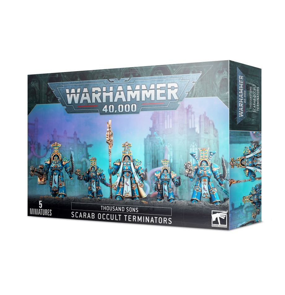 WARHAMMER 40K: THOUSAND SONS - SCARAB OCCULT TERMINATORS | Play N Trade Winnipeg
