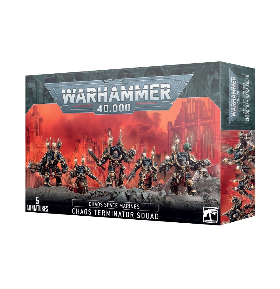 WARHAMMER 40K: CHAOS SPACE MARINES - CHAOS TERMINATOR SQUAD | Play N Trade Winnipeg