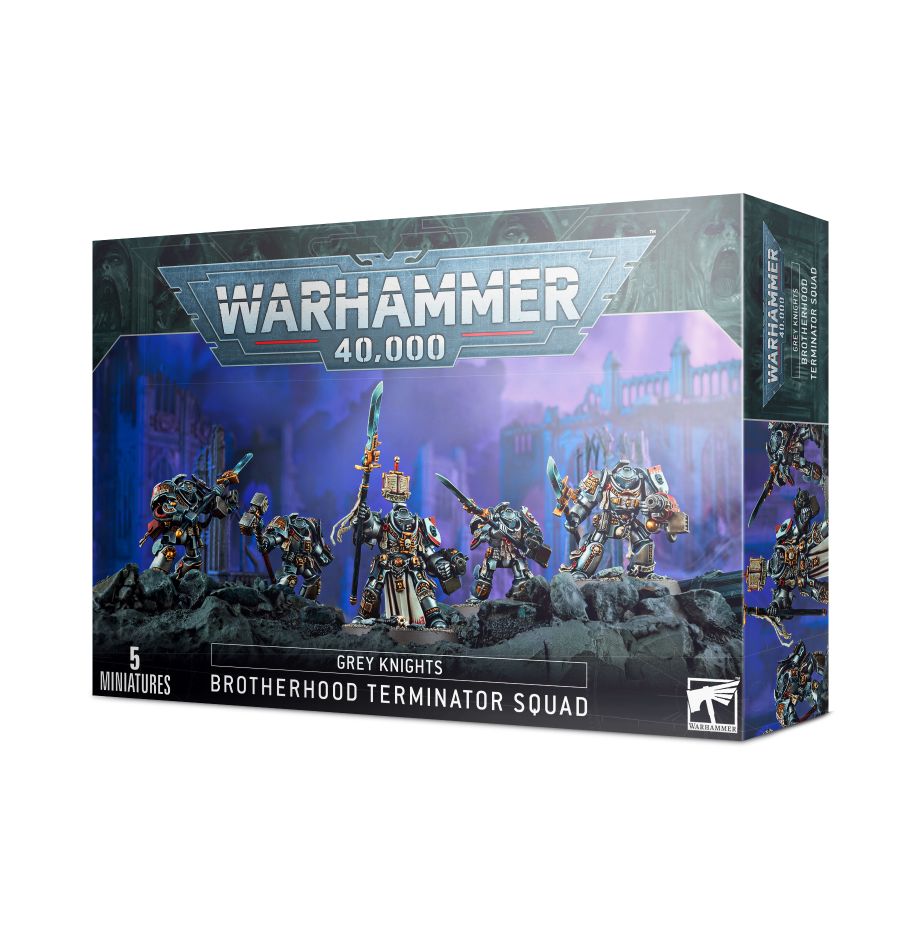 WARHAMMER 40K: GREY KNIGHTS - BROTHERHOOD TERMINATOR SQUAD | Play N Trade Winnipeg