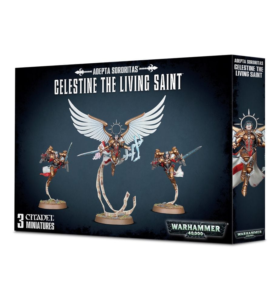 WARHAMMER 40K: ADEPTUS SORORITAS - CELESTINE THE LIVING SAINT | Play N Trade Winnipeg