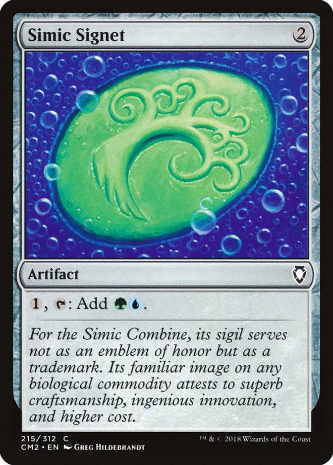 Simic Signet (215/312) [Commander Anthology Volume II] | Play N Trade Winnipeg