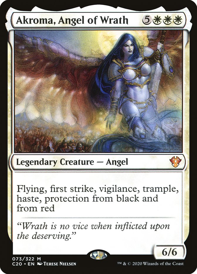 Akroma, Angel of Wrath [Commander 2020] | Play N Trade Winnipeg