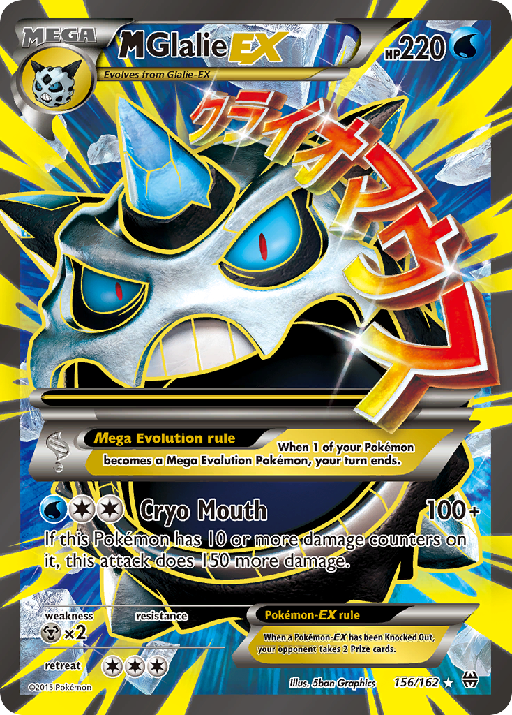 M Glalie EX (156/162) [XY: BREAKthrough] | Play N Trade Winnipeg