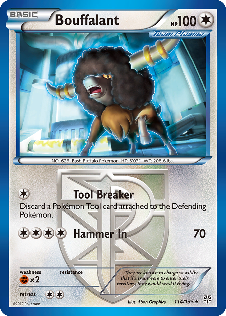 Bouffalant (114/135) [Black & White: Plasma Storm] | Play N Trade Winnipeg