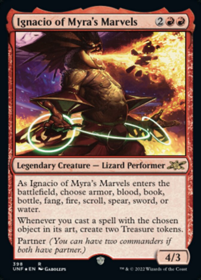 Ignacio of Myra's Marvels (Galaxy Foil) [Unfinity] | Play N Trade Winnipeg