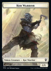 Kor Warrior // Angel Warrior Double-sided Token [Commander Legends: Battle for Baldur's Gate Tokens] | Play N Trade Winnipeg