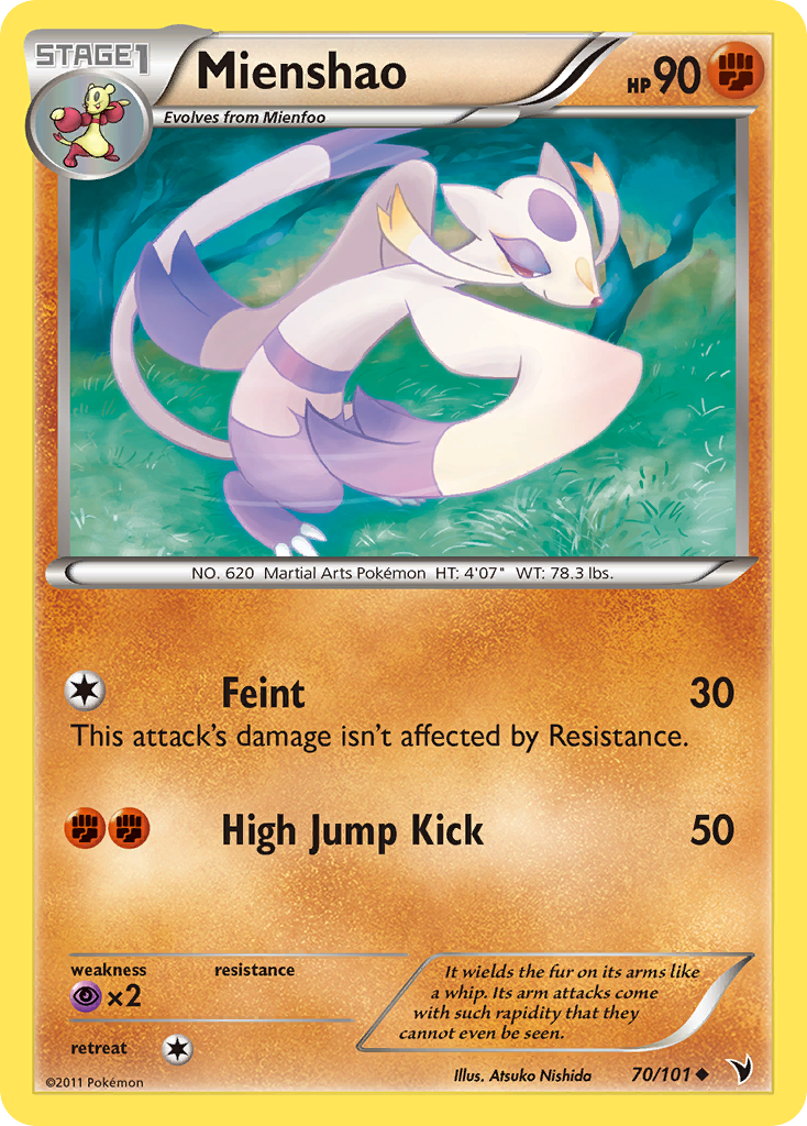 Mienshao (70/101) [Black & White: Noble Victories] | Play N Trade Winnipeg