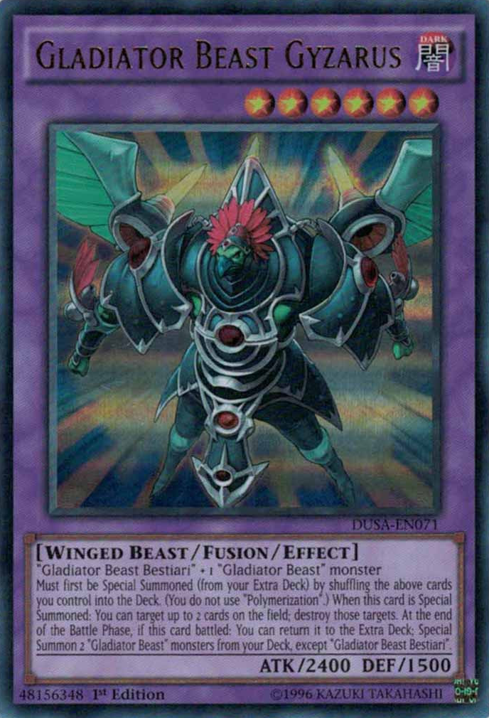 Gladiator Beast Gyzarus [DUSA-EN071] Ultra Rare | Play N Trade Winnipeg