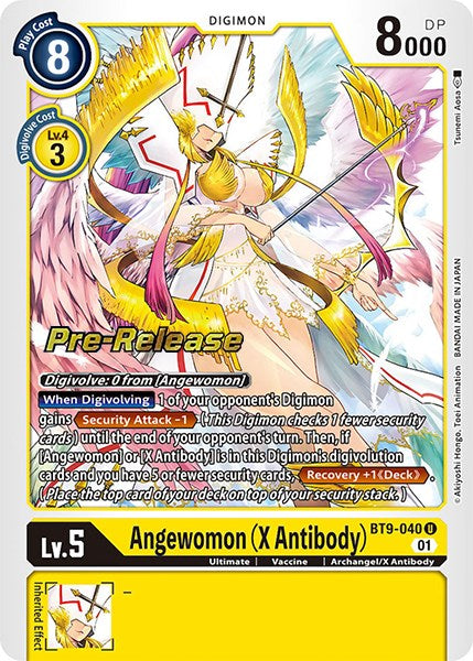 Angewomon (X Antibody) [BT9-040] [X Record Pre-Release Promos] | Play N Trade Winnipeg