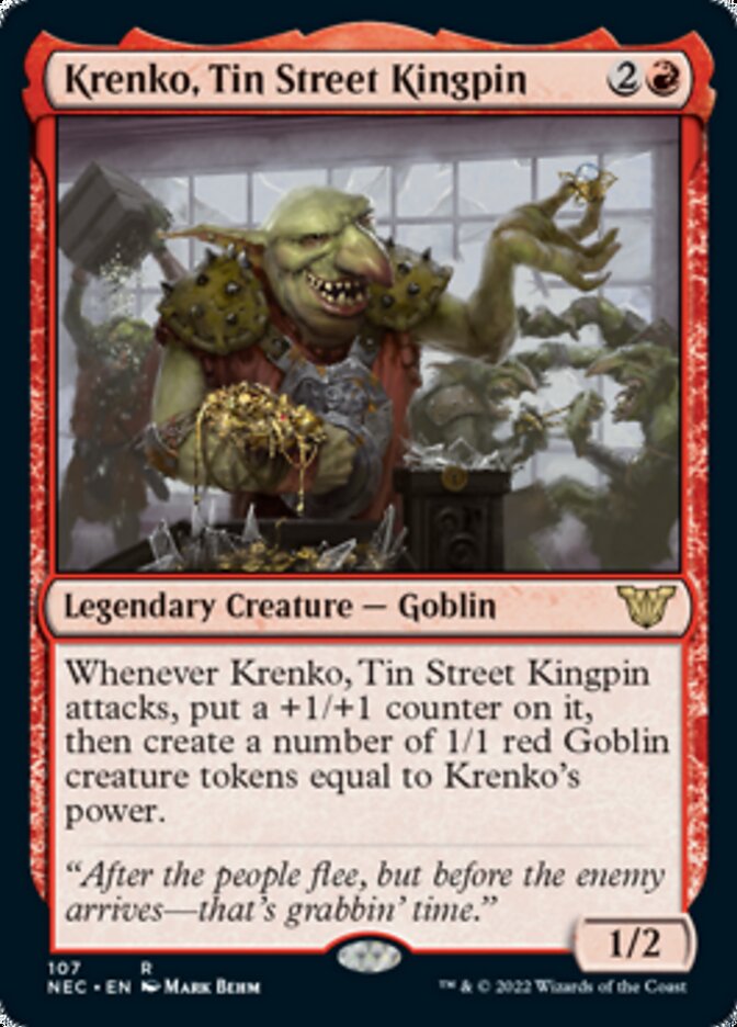 Krenko, Tin Street Kingpin [Kamigawa: Neon Dynasty Commander] | Play N Trade Winnipeg