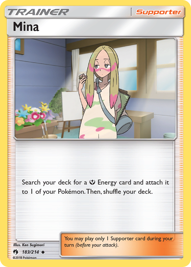 Mina (183/214) [Sun & Moon: Lost Thunder] | Play N Trade Winnipeg