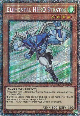 Elemental HERO Stratos [BODE-EN100] Starlight Rare | Play N Trade Winnipeg