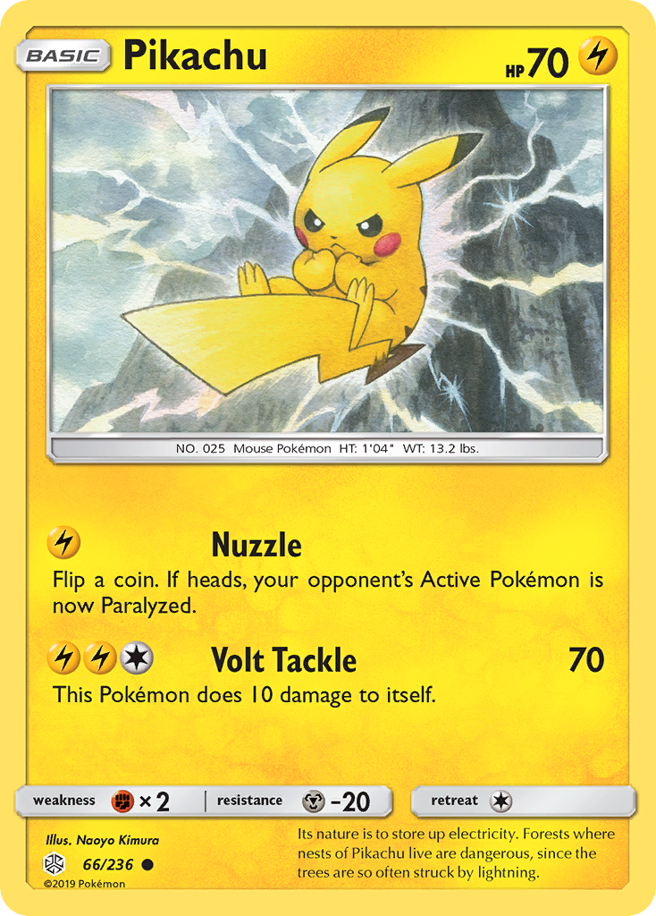 Pikachu (66/236) [Sun & Moon: Cosmic Eclipse] | Play N Trade Winnipeg