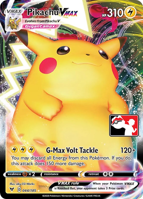 Pikachu VMAX (044/185) [Prize Pack Series One] | Play N Trade Winnipeg