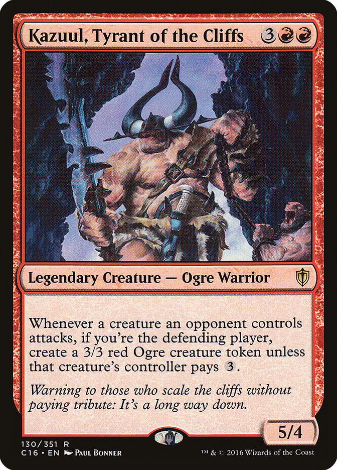 Kazuul, Tyrant of the Cliffs [Commander 2016] | Play N Trade Winnipeg