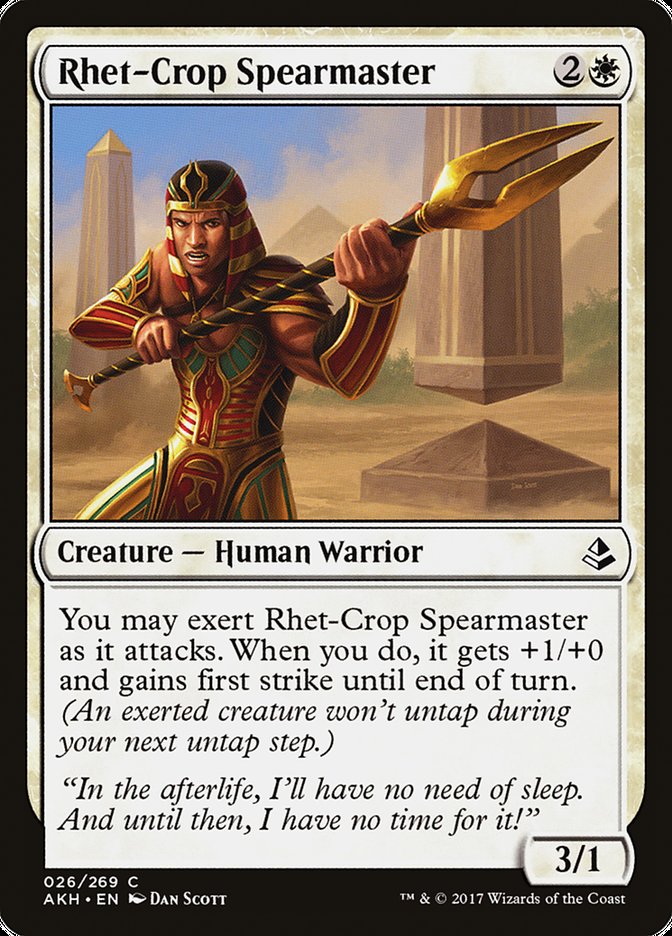 Rhet-Crop Spearmaster [Amonkhet] | Play N Trade Winnipeg