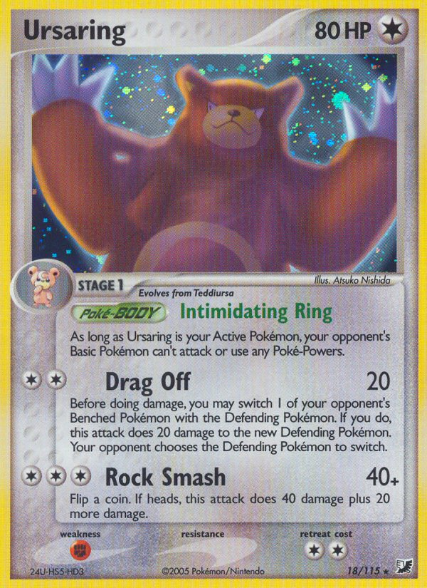 Ursaring (18/115) [EX: Unseen Forces] | Play N Trade Winnipeg