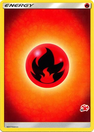Fire Energy (Charizard Stamp #35) [Battle Academy 2020] | Play N Trade Winnipeg