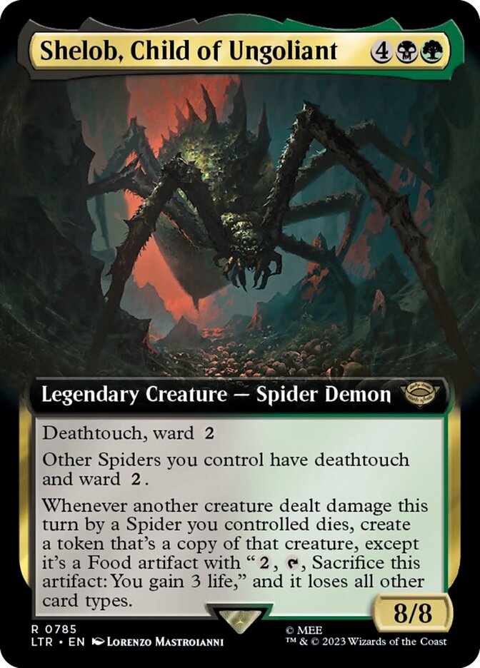 Shelob, Child of Ungoliant (Extended Art) (Surge Foil) [The Lord of the Rings: Tales of Middle-Earth] | Play N Trade Winnipeg