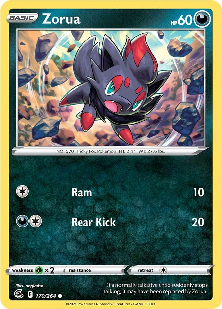 Zorua (170/264) [Sword & Shield: Fusion Strike] | Play N Trade Winnipeg