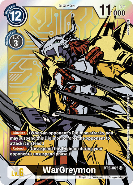 WarGreymon [BT2-065] (Alternate Art) [Release Special Booster Ver.1.0] | Play N Trade Winnipeg