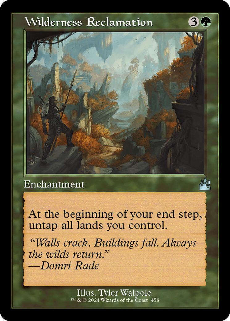 Wilderness Reclamation [Ravnica Remastered] | Play N Trade Winnipeg