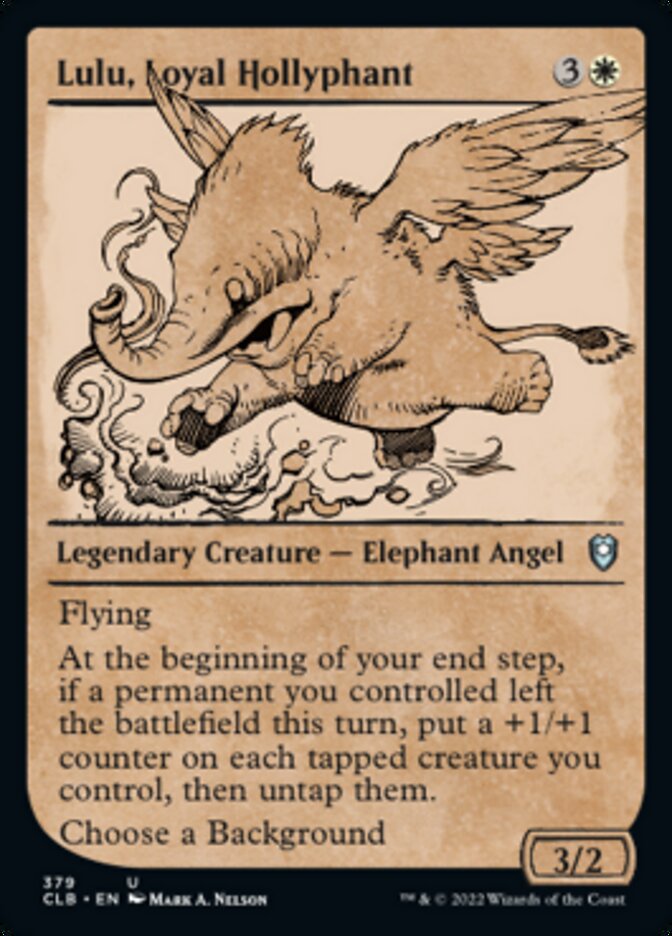 Lulu, Loyal Hollyphant (Showcase) [Commander Legends: Battle for Baldur's Gate] | Play N Trade Winnipeg