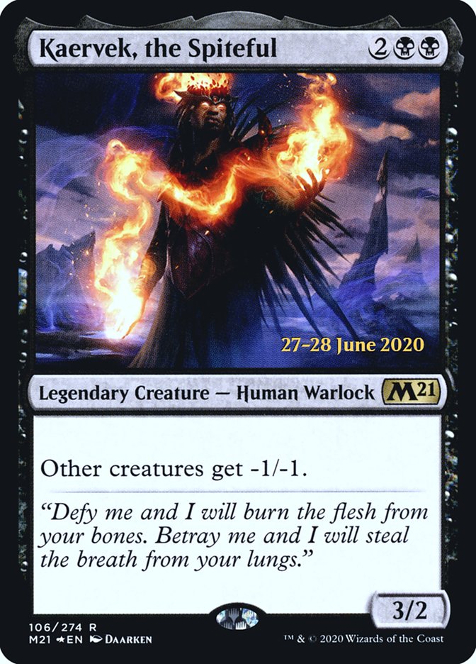 Kaervek, the Spiteful  [Core Set 2021 Prerelease Promos] | Play N Trade Winnipeg