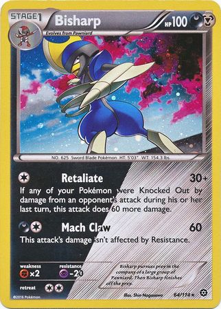 Bisharp (64/114) (Cosmos Holo) [XY: Steam Siege] | Play N Trade Winnipeg