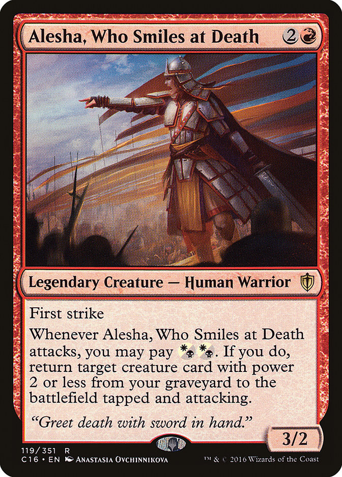 Alesha, Who Smiles at Death [Commander 2016] | Play N Trade Winnipeg