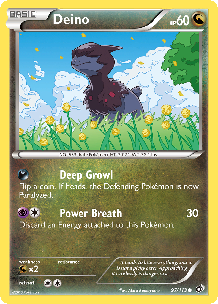 Deino (97/113) [Black & White: Legendary Treasures] | Play N Trade Winnipeg