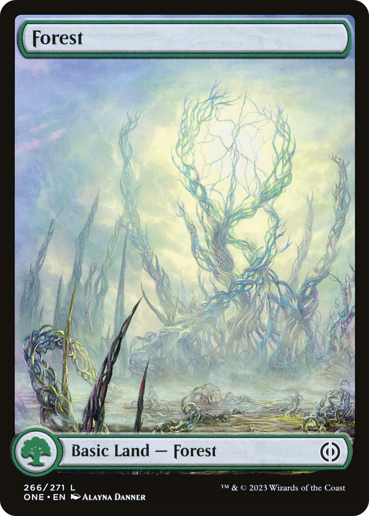 Forest (266) (Full-Art) [Phyrexia: All Will Be One] | Play N Trade Winnipeg