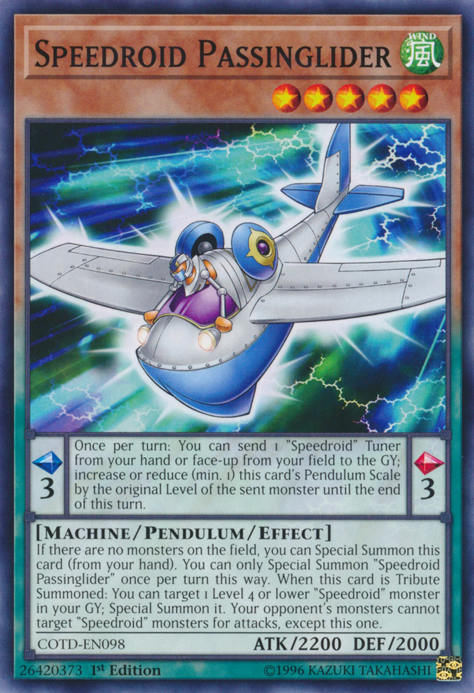 Speedroid Passinglider [COTD-EN098] Common | Play N Trade Winnipeg