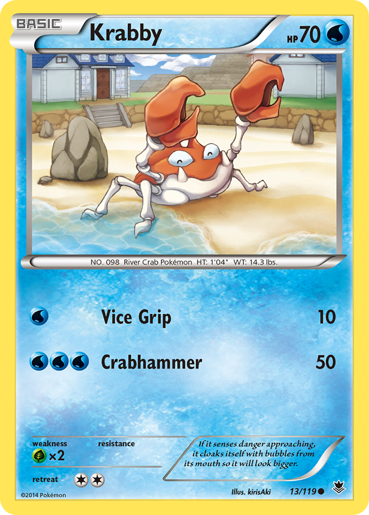 Krabby (13/119) [XY: Phantom Forces] | Play N Trade Winnipeg