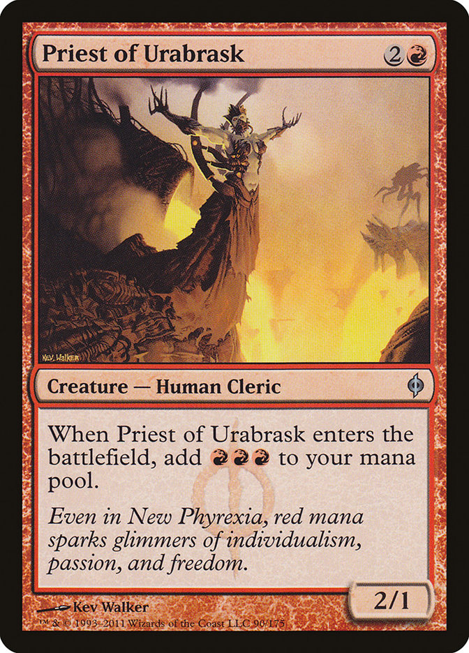 Priest of Urabrask [New Phyrexia] | Play N Trade Winnipeg