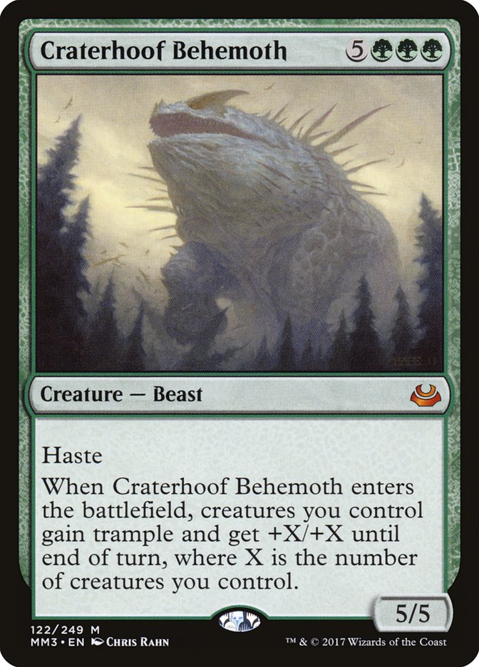 Craterhoof Behemoth [Modern Masters 2017] | Play N Trade Winnipeg